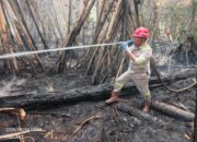 ERT PT Feni Haltim Sigap Padamkan Kebakaran di Buli