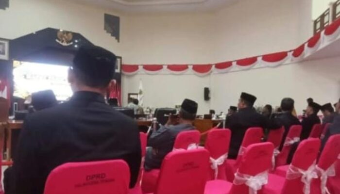 Paripurna APBD-P Digelar, Banyak Kepala OPD Halteng Tak Hadir